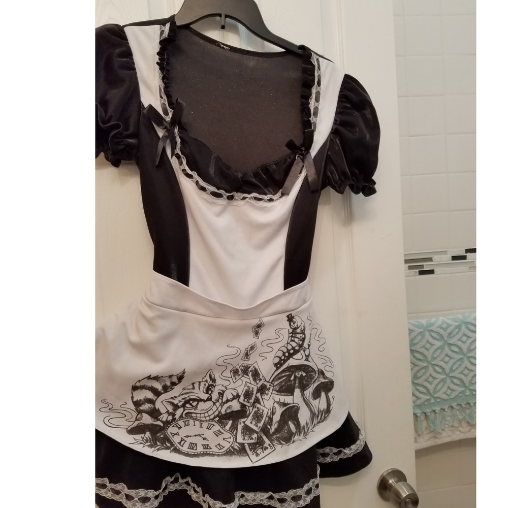 Sexy Dark Alice in Wonderland Halloween Costume